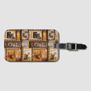 Vintage, film bagagebricka