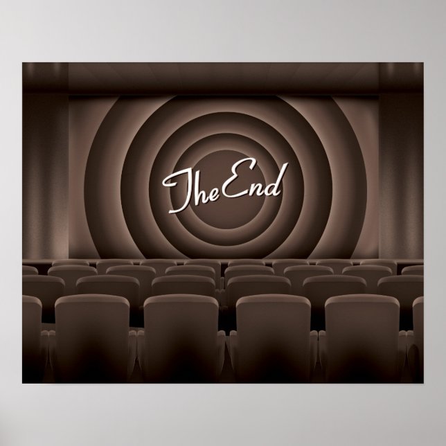 Vintage Film Cinema Theater Poster (Framsidan)