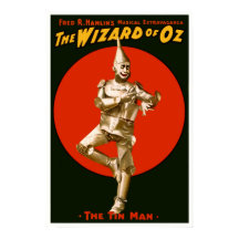 Vintage Film Poster - Guiden OZ Tin Man