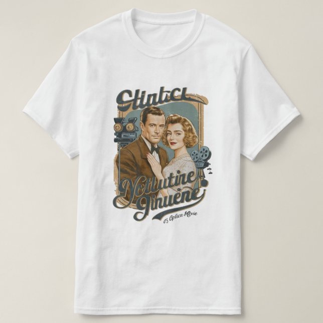Vintage-film T Shirt (Design framsida)