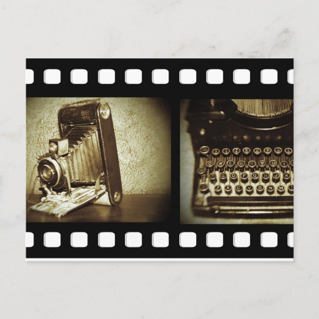 Vintage, film vykort (Framsida)