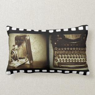 Vintage filmar lumbarkudde