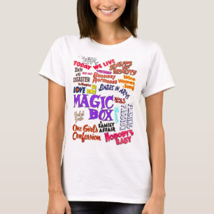 Vintage filmcitattecken Ord fraser Text Ord T Shirt