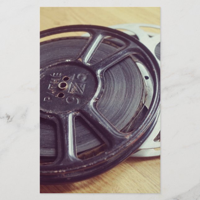 Vintage Filmfilm Brevpapper (Framsida)