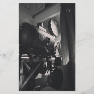 Vintage filmkamera fotografiskt tryck