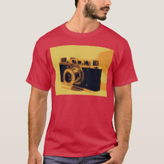 Vintage filmkamera retro t shirt