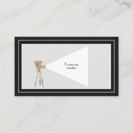 Vintage Filmkamera Visitkort