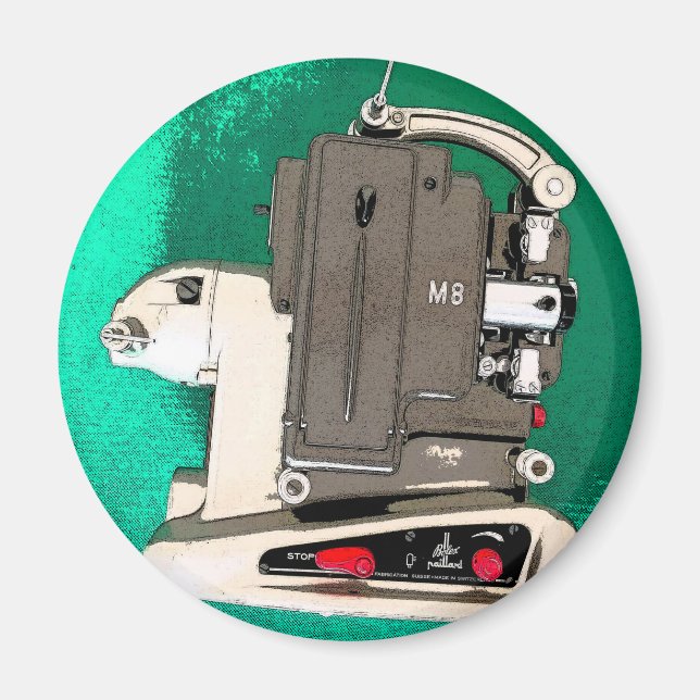 Vintage-filmprojektor Magnet (Framsidan)