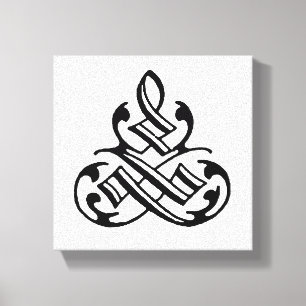 Vintage Finare Flourish Canvas Wall Art