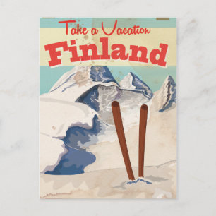 Vintage Finland - reseaffisch Vykort