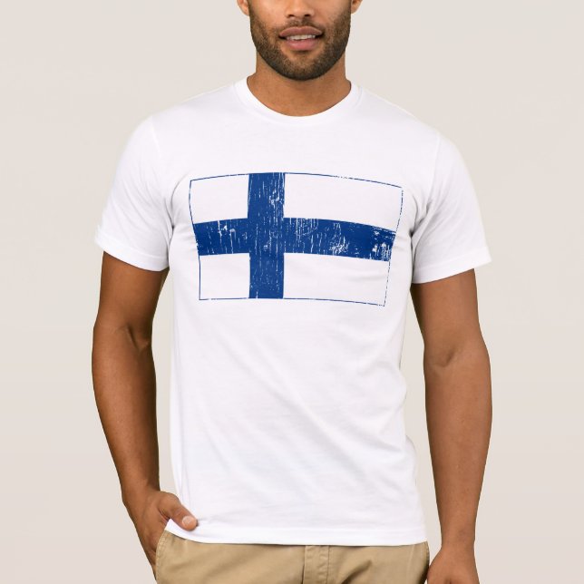 Vintage Finland Tee Shirt (Framsida)
