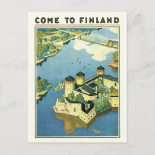 Vintage Finland-vykort Vykort
