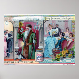 Vintage Firande: Liebig reklam Poster