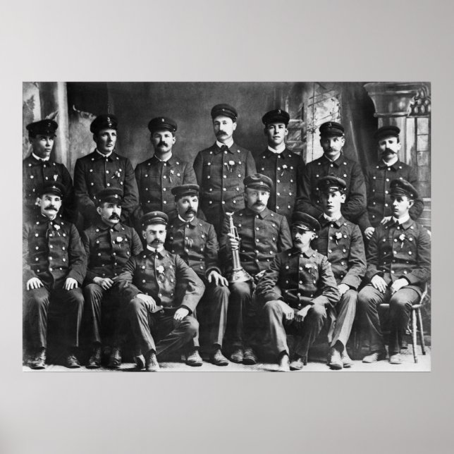 Vintage Fire Company Poster (Framsidan)