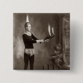 Vintage Fire Juggler Knapp