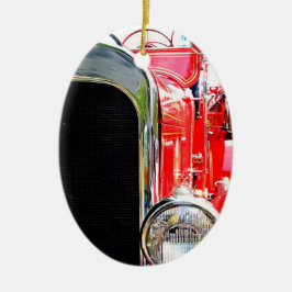 Vintage Fire Lastbil Ornament