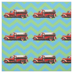 Vintage Fire Lastbil Tyg