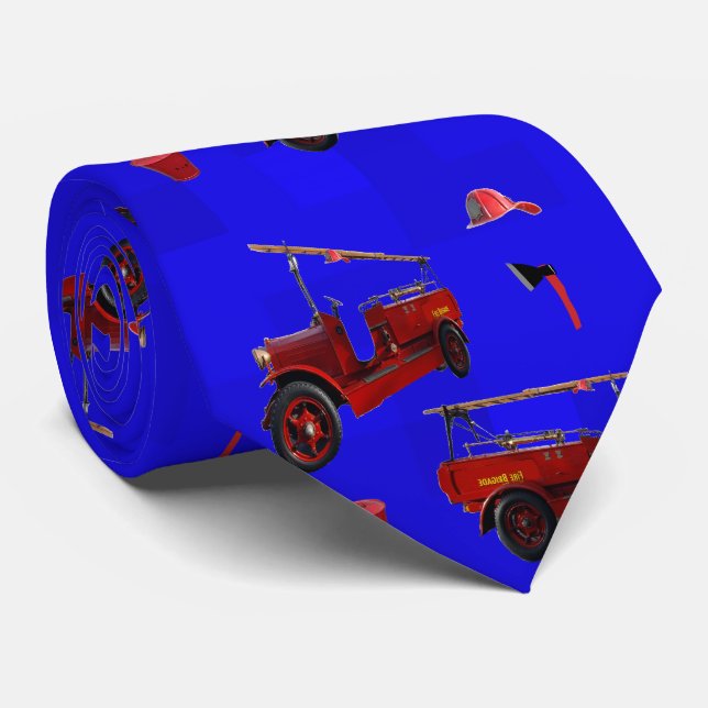 Vintage Fire Lastbilar på Blue Slips (Rullad)