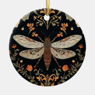 Vintage Firefly Garden Julgransprydnad Keramik