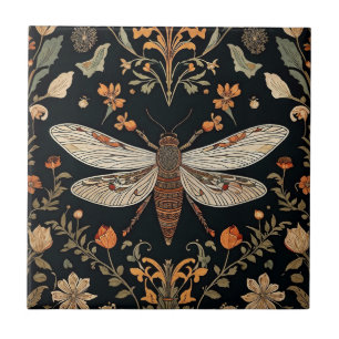 Vintage Firefly Garden Kakelplatta
