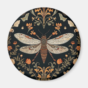 Vintage Firefly Garden Magnet