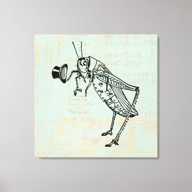 Vintage Fish Art Canvastryck (Framsida)