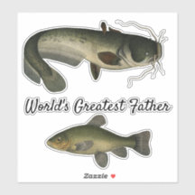 Vintage Fish Worlds Största Far