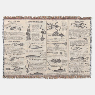 Vintage Fishing Lures: Antique 1900-talet Fisherma Filt