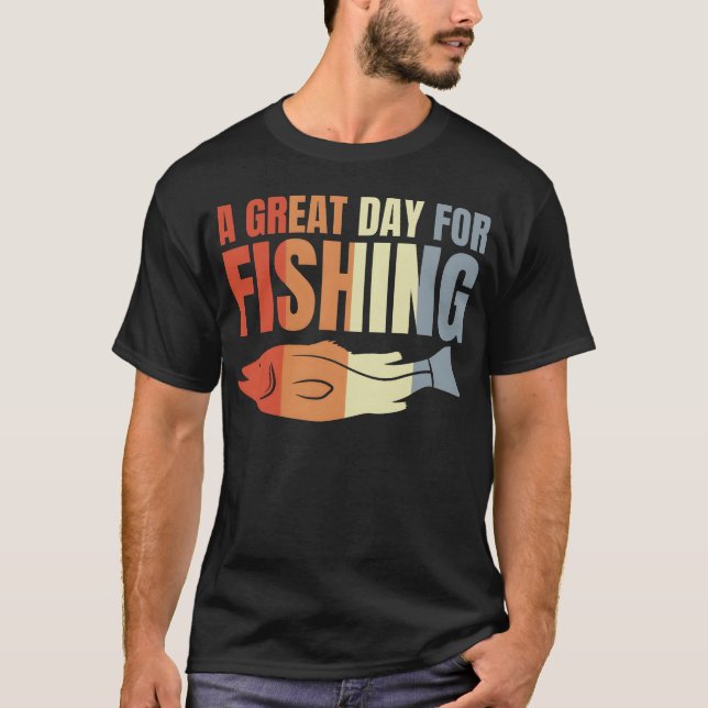 Vintage Fishing Quote boy T Shirt (Framsida)