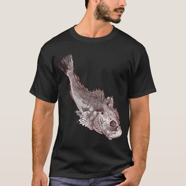 Vintage fisk t shirt (Framsida)