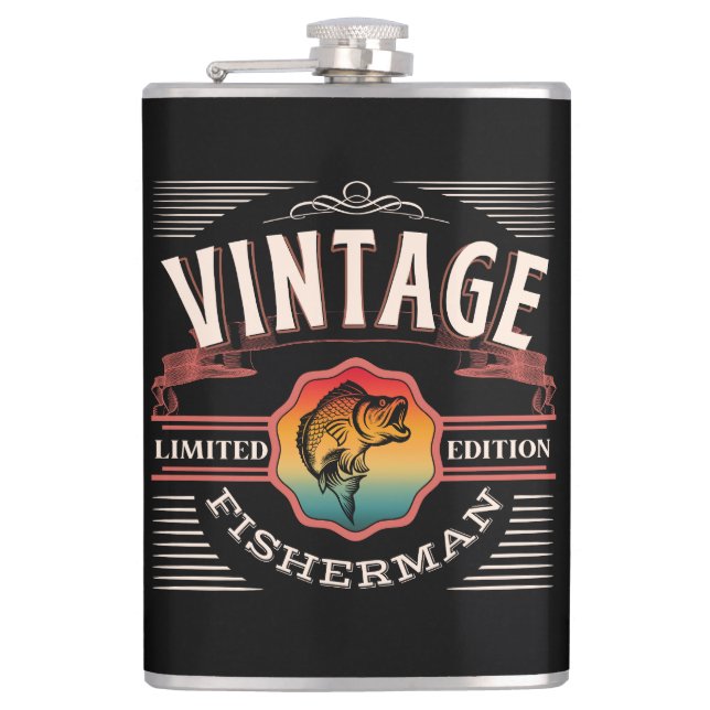 VINTAGE FISKARE BEGRÄNSAD UPPLAGA FICKPLUNTA (Framsidan)