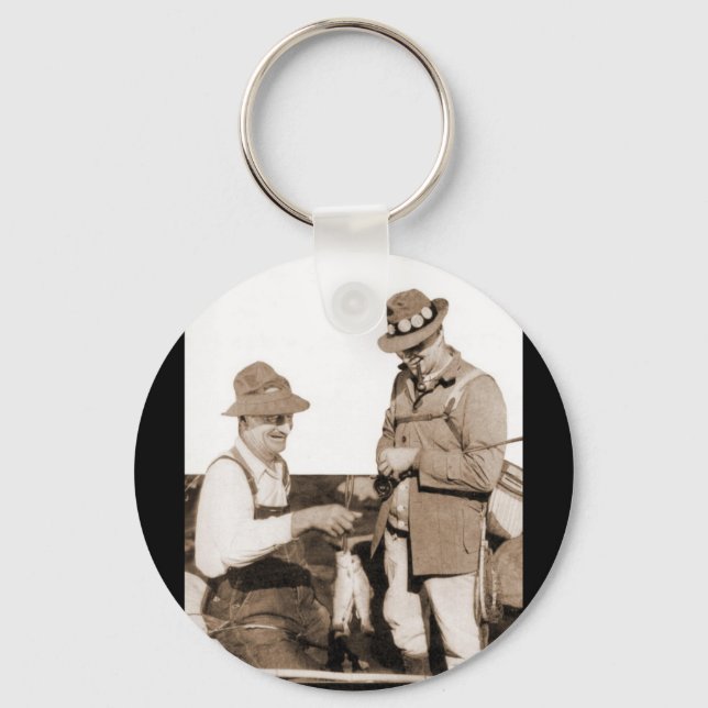 Vintage Fiskare Nyckelring (Framsida)