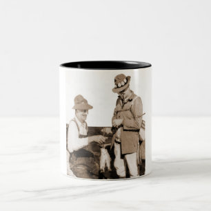 Vintage Fiskare Två-Tonad Mugg