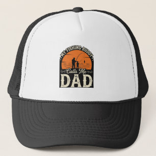Vintage Fiske Buddy Pappa Shirt Design_1 Keps