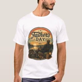 Vintage Fiske Fars Dag T Shirt