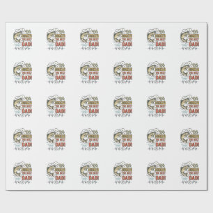 Vintage Fiske Pappa Vi Kroka Den Bästa Pappa Vekto Presentpapper