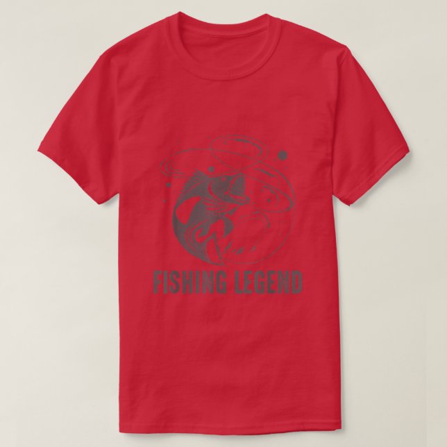 Vintage Fiskeförklaring  T Shirt (Design framsida)