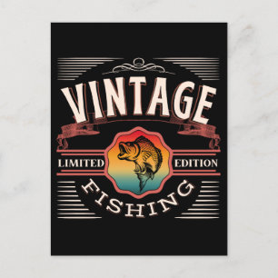 VINTAGE FISKELIMITED EDITION VYKORT