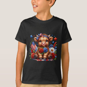 Vintage fiskespö amerikansk flagga rolig fiske 4t t shirt