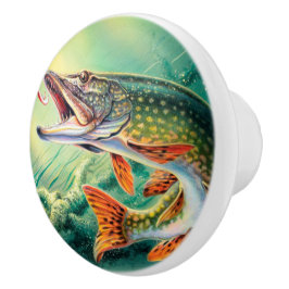 Vintage fiskfångare knopp