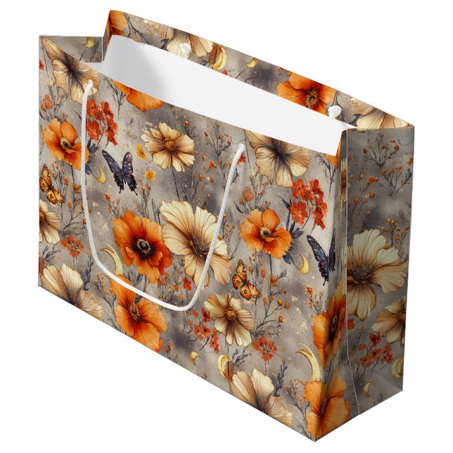 Vintage Fjäril Vildblomma (1) (Framsidan Vinklad)
