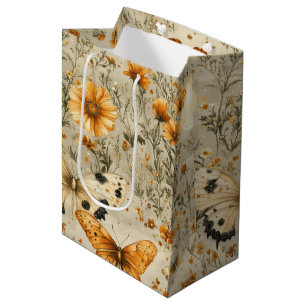 Vintage Fjäril Vildblomma (4)