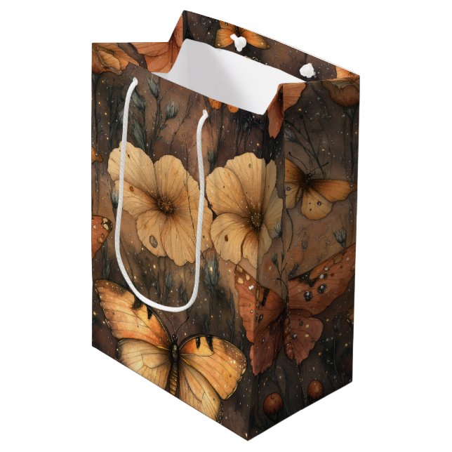 Vintage Fjäril Vildblomma (8) (Framsidan Vinklad)