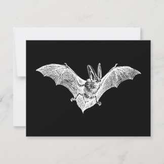 Vintage Fladdermus Gothisk Vampyr Inbjudningar