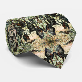 Vintage, fladdermus, svart fladdermöss, elegant slips