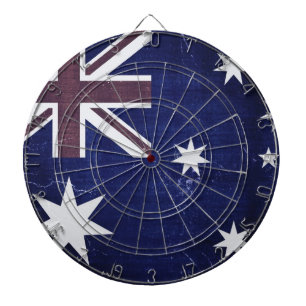 Vintage Flagga Australien Darttavla