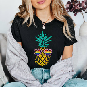 Vintage Flagga av ananas-Pridet T Shirt