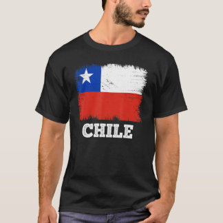 Vintage Flagga Chile Land Retro Flagga Chile Chile T Shirt