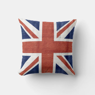 Vintage Flagga Förenade kungariket Pillow #2 Kudde