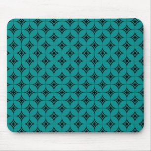 Vintage Flair Mousepad, Teal Musmatta
